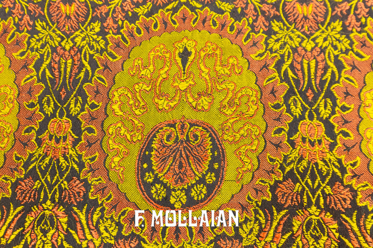 Textile Indien Antique Couleur Or n°:694683